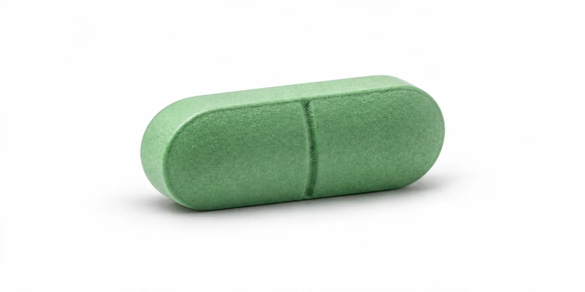 Calcium + Vitamin D3 dosage form close-up