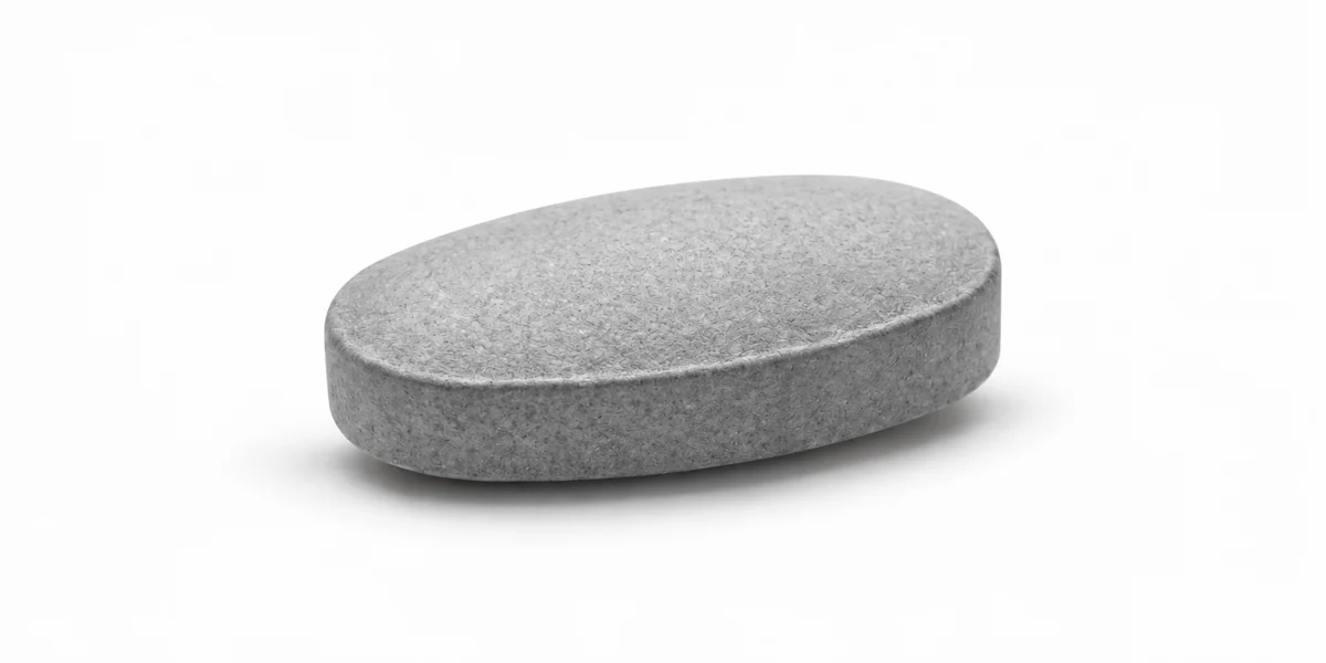 Multiminerals dosage form close-up