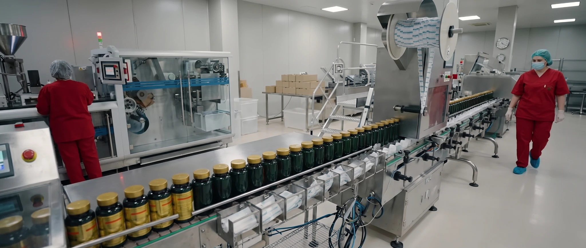 Cosmo Pharm supplement bottling line