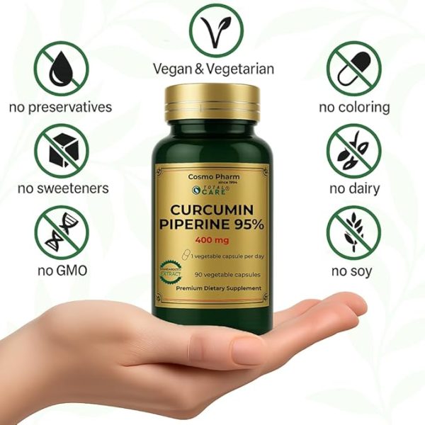 CURCUMIN PIPERINE 95 - Antioxidant. Antiaging. - Image 3