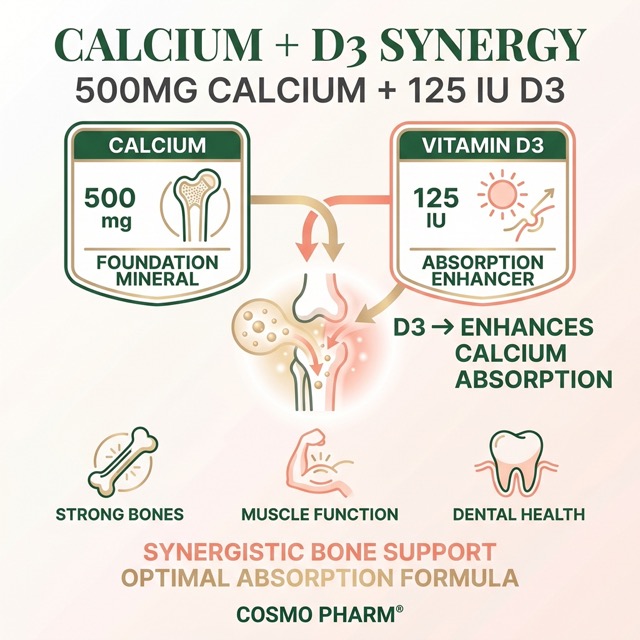 CALCIUM Vitamin D3. Prevents rickets, osteoporosis, hypocalcemic tetany - Image 7