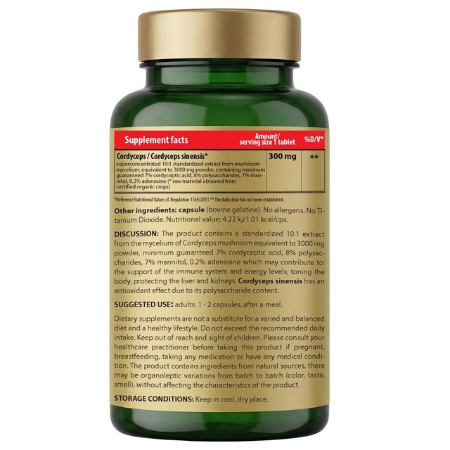 CORDYCEPS 3000 mg | Increases tone, vitality and physical resistance. Eliminates toxins. - Image 9