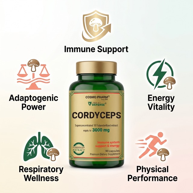 CORDYCEPS 3000 mg | Increases tone, vitality and physical resistance. Eliminates toxins. - Image 3