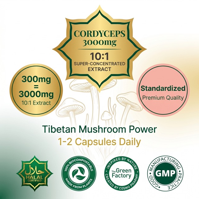CORDYCEPS 3000 mg | Increases tone, vitality and physical resistance. Eliminates toxins. - Image 5