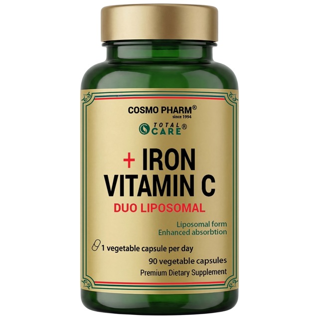 IRON + VITAMIN C DUO LIPOSOMAL | High absorption