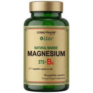 Natural Marine Magnesium 375 + B6 Premium – Stress, Nervousness vegetable capsules
