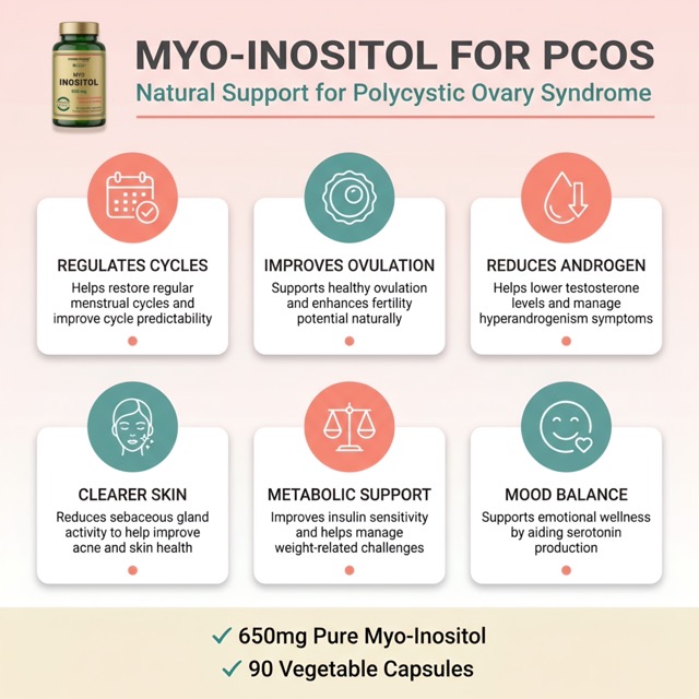 MYO Inositol - Ovarian Health, Hormonal Balance, Fertility - Image 3