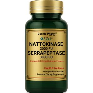 NATTOKINASE SERRAPEPTAZE - natural antithrombotic and sinus drainer