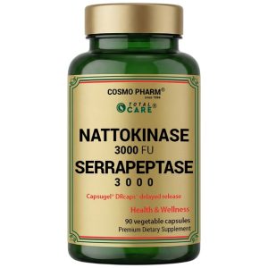 NATTOKINASE SERRAPEPTAZE - natural antithrombotic and sinus drainer