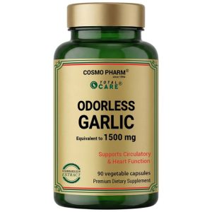 Odorless Garlic Oil Capsules 1500 mg  immune system, fight infections and protect your heart and brain.