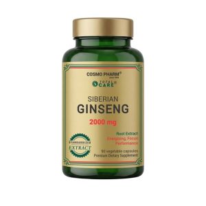 SIBERIAN  GINSENG 2000 mg - Just 1 vegetable capsule/day
