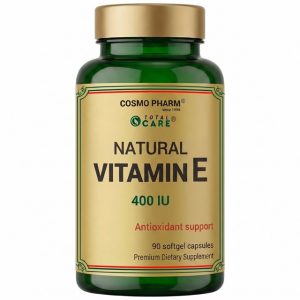 Natural VITAMIN E D-alpha Tocopherol Capsules