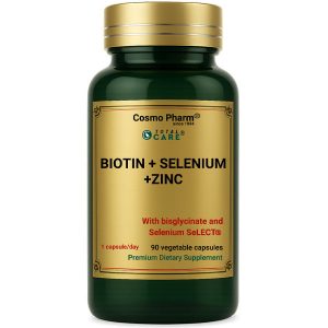 BIOTIN + SELENIUM + ZINC - hair, skin, nails, immune system, thyroid and metabolism