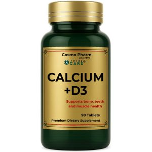 CALCIUM Vitamin D3. Prevents rickets, osteoporosis, hypocalcemic tetany