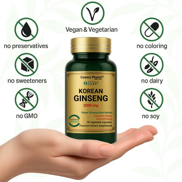 KOREAN GINSENG 2000 mg - Vitality and Balance! - Image 2