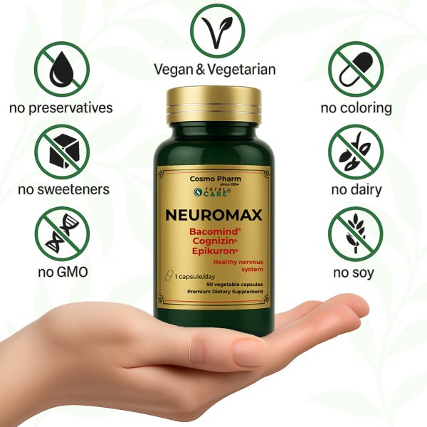 Neuromax + Cognizin® & BacoMind™️ for Memory, Focus and Brain Performance - Image 2