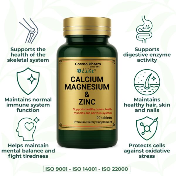 Calcium + Magnesium + Zinc for osteoarticular, muscular, cardiovascular and nervous systems - Image 3