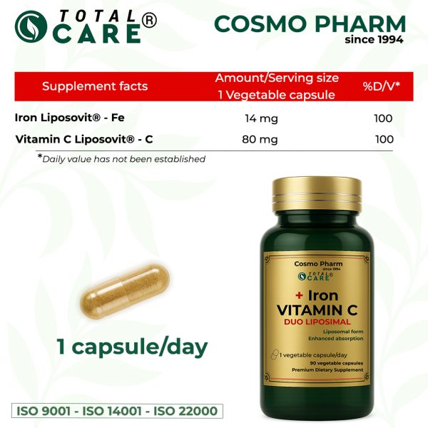 IRON + VITAMIN C DUO LIPOSOMAL | High absorption - Image 5