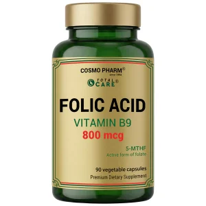 Quatrefolic® Folic Acid 800 mcg - the bioactive and natural form (5-MTHF)
