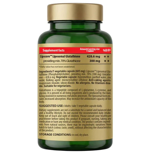 Liposomal Glutathione 300mg, 90 Vegetable Capsules, Superior Absorption Antioxidant Support - Image 9