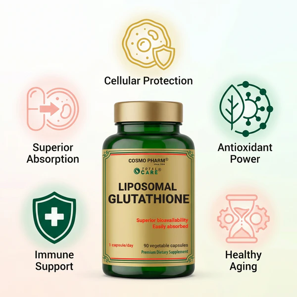 Liposomal Glutathione 300mg, 90 Vegetable Capsules, Superior Absorption Antioxidant Support - Image 8
