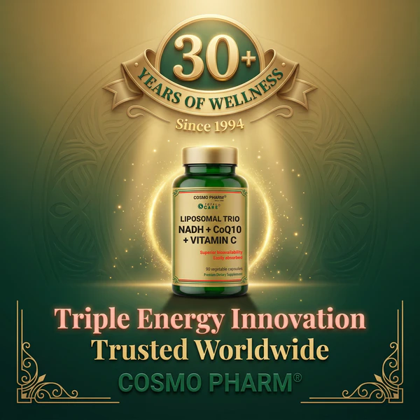 NADH + COENZYME Q10 + VITAMIN C - Liposomal Trio - Image 2