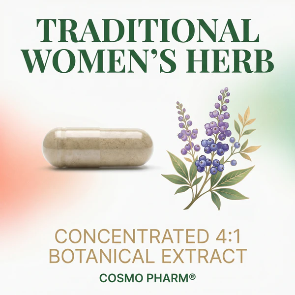 Vitex 800 Chasteberry, 90 Vegetable Capsules, Supports Hormonal Balance and a Comfortable Monthly Cycle for Women - Image 5