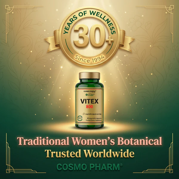 Vitex 800 Chasteberry, 90 Vegetable Capsules, Supports Hormonal Balance and a Comfortable Monthly Cycle for Women - Image 2